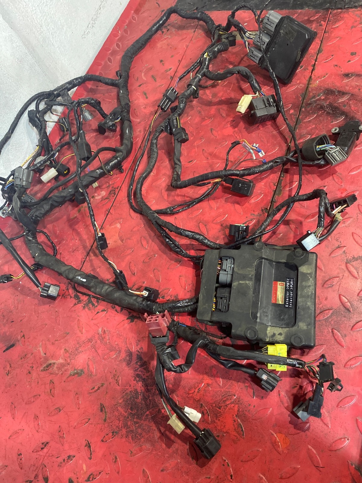  15,486miles 07 08 KAWASAKI ZX-6R  ZX6-R 2007 2008 600 WIRING HARNESS ECU CDI 