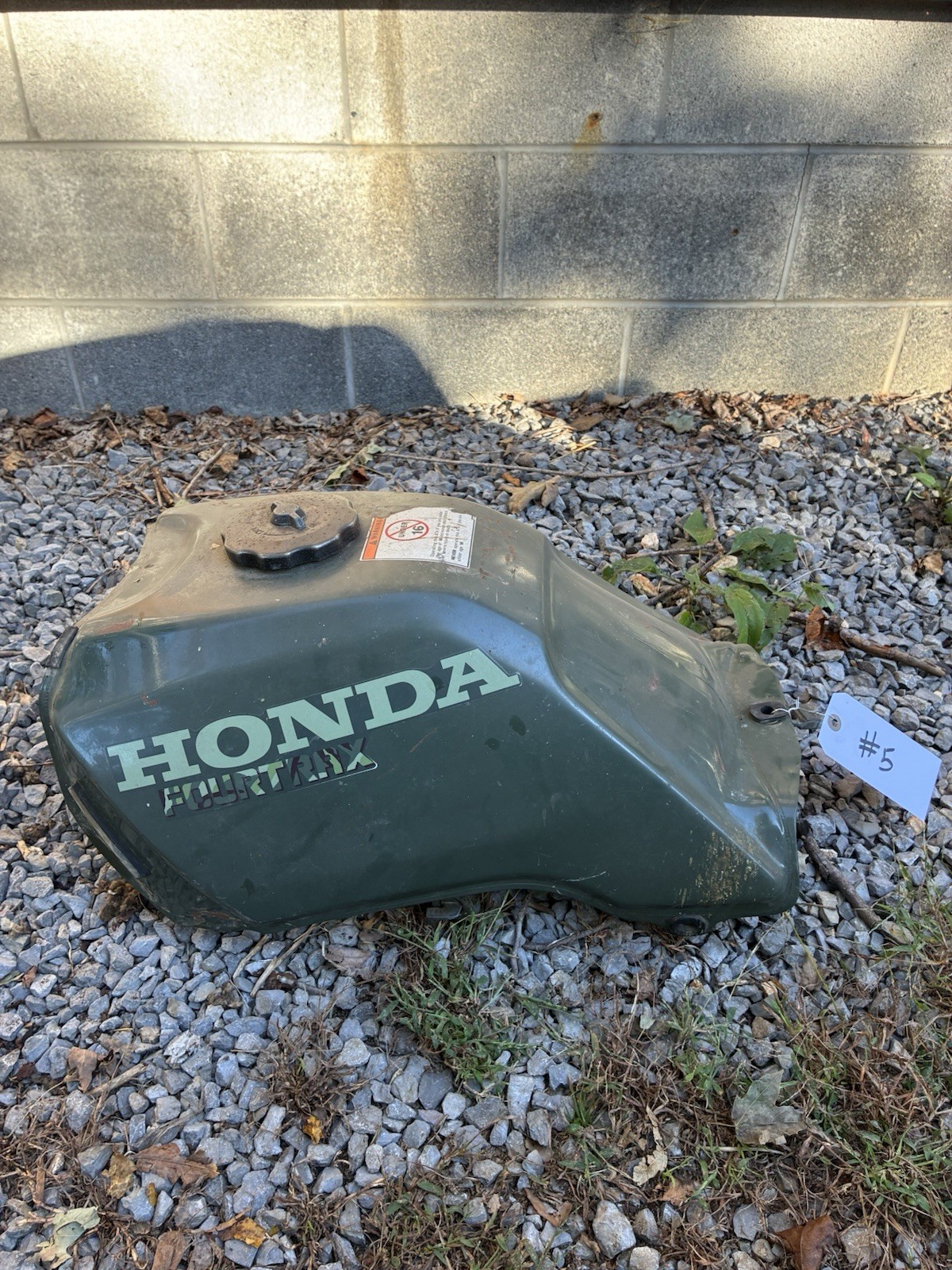 93-00 HONDA FOURTRAX 300 FUEL TANK CELL GAS Wide Mount GEN 2  Oem Steel Green