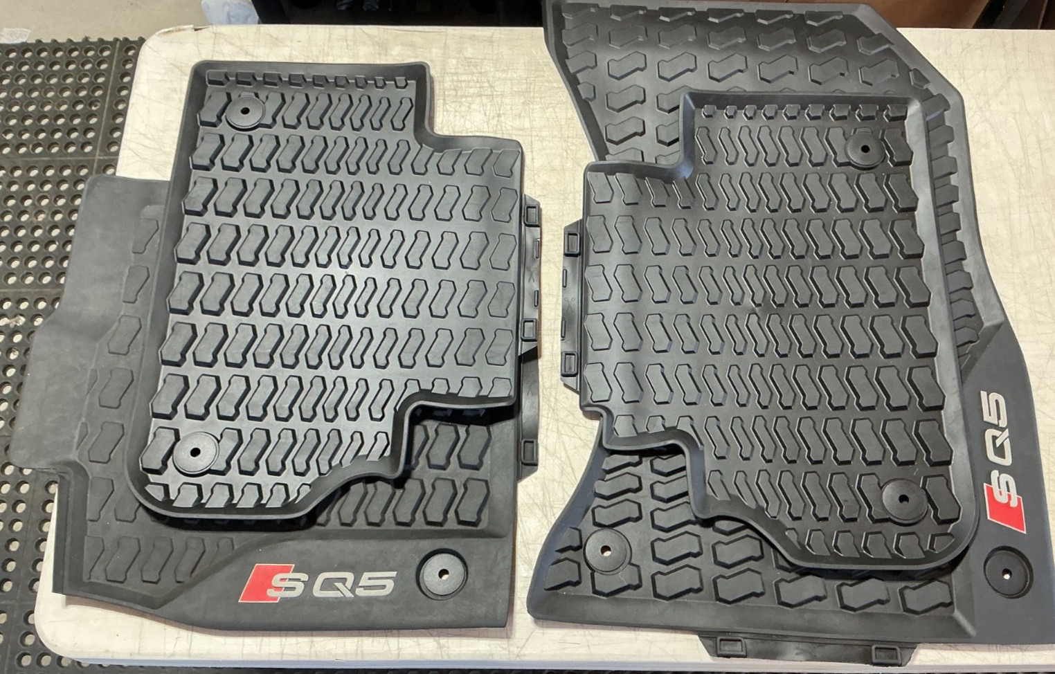 2018-2024 Audi B9 SQ5 All Weather Rubber 4-Piece Floor Mat Set 80B0612221A041