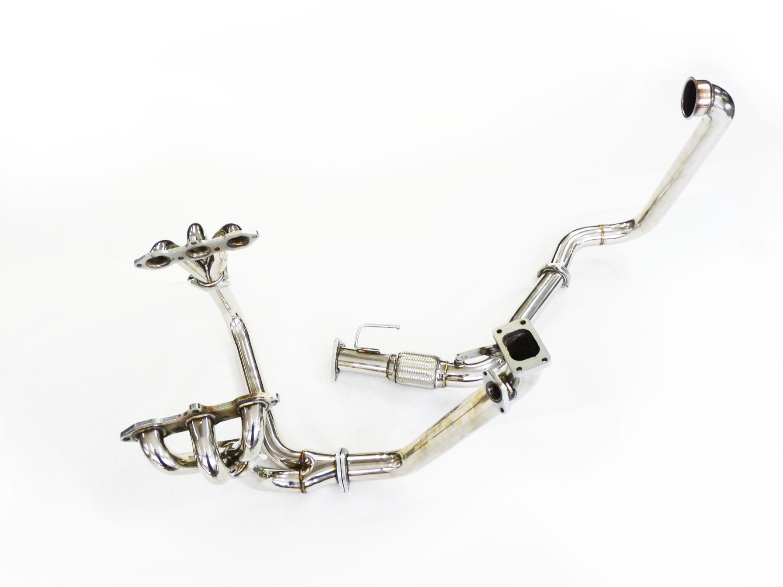 OBX Stainless Turbo Manifold 98-02 Honda Accord V6 T3 30mm 2Bolt WG VBand DP
