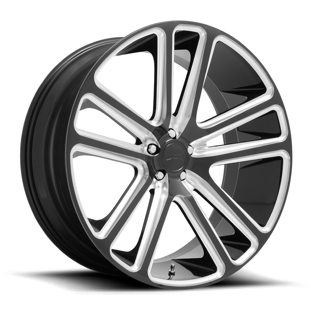 DUB 1PC S255 Flex 24x10 6x5.5 Gloss Black Milled 24\