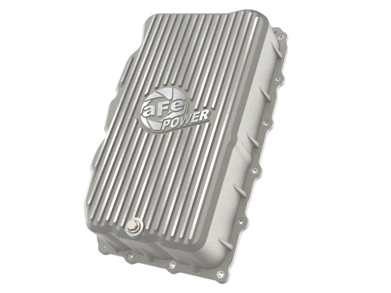aFe 20-26 GM Trucks L6 3.0L Transmission Pan - Raw / Machined Fins aFe 20-26 GM Trucks L6 3.0L Transmission Pan - Raw / Machined Fins