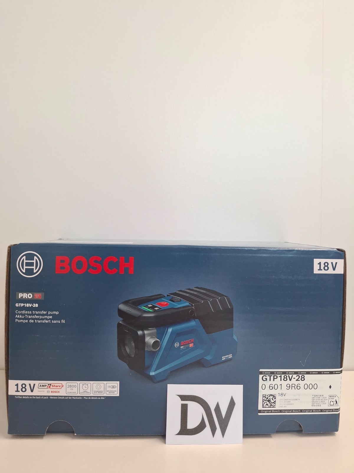 Bosch GTP18V-28 Rechargeable Water Pump Body Self-absorbing / Bare tool