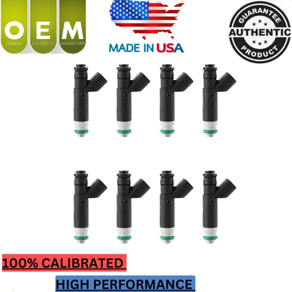 NEW OEM 8X SIEMENS Fuel Injectors Fits 1999-2000 Dodge Durango Jeep 4.7L V8