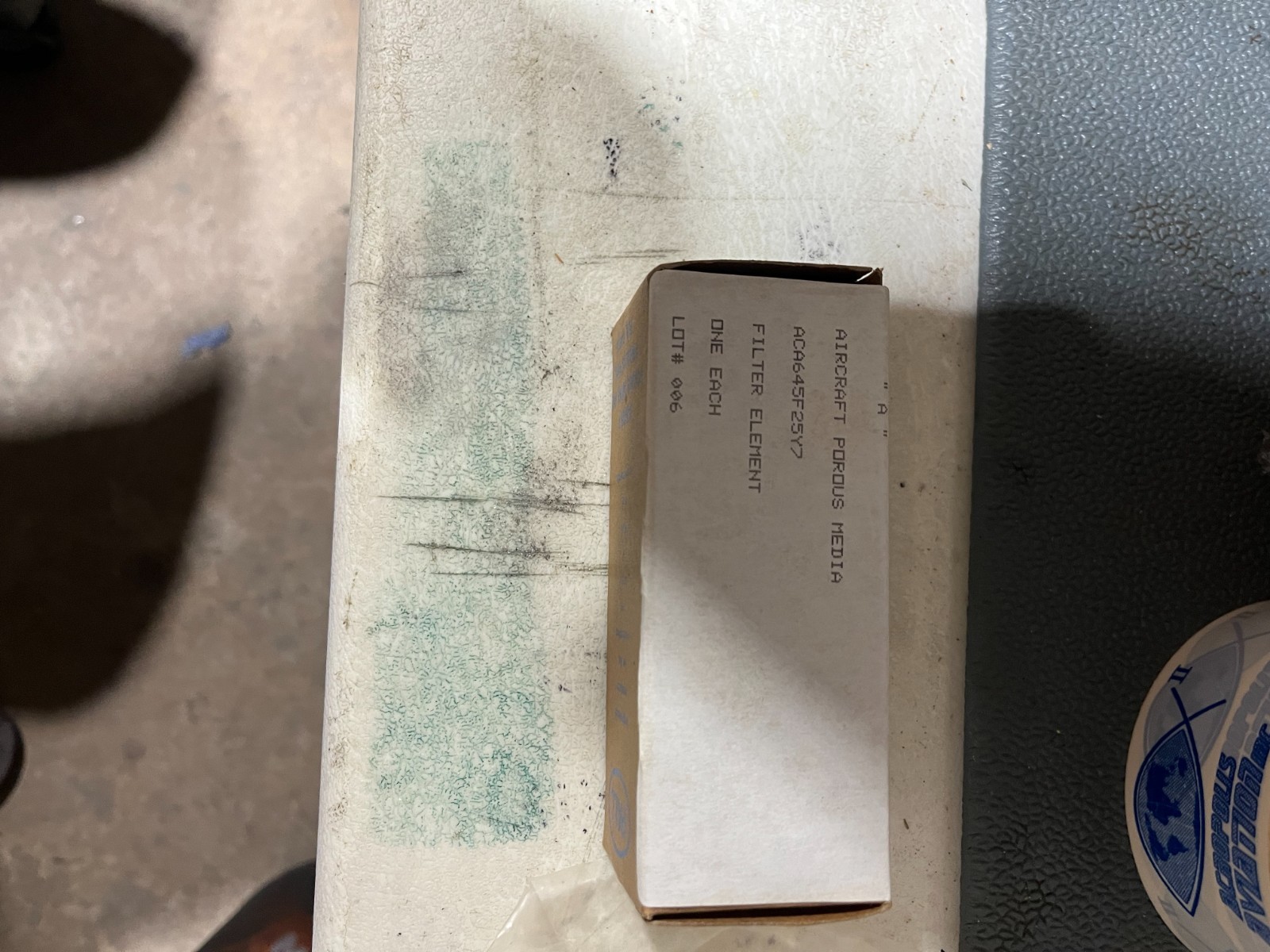 Pall Filter P/N ACA645F25Y7.  ALt # 3880701-1.  NOS. APU Oil Filter. GTCP36-300
