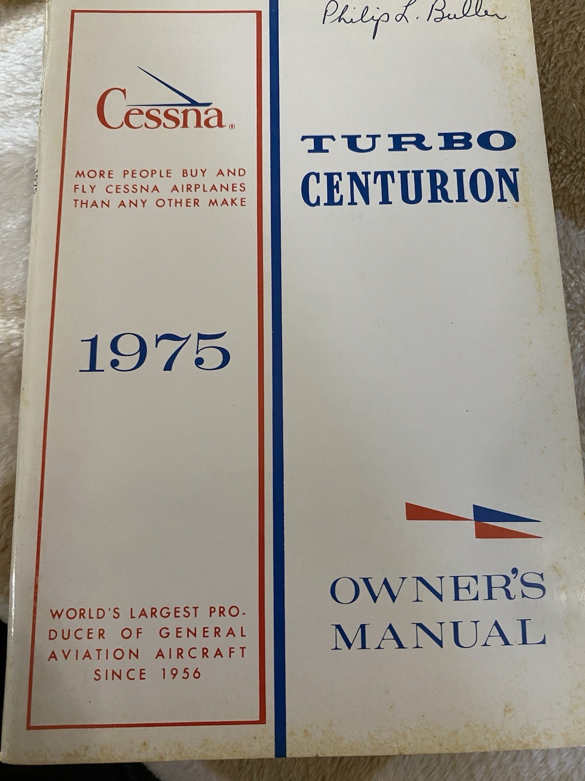 1975 Cessna T210 Turbo Centurion Owner\'s Manual