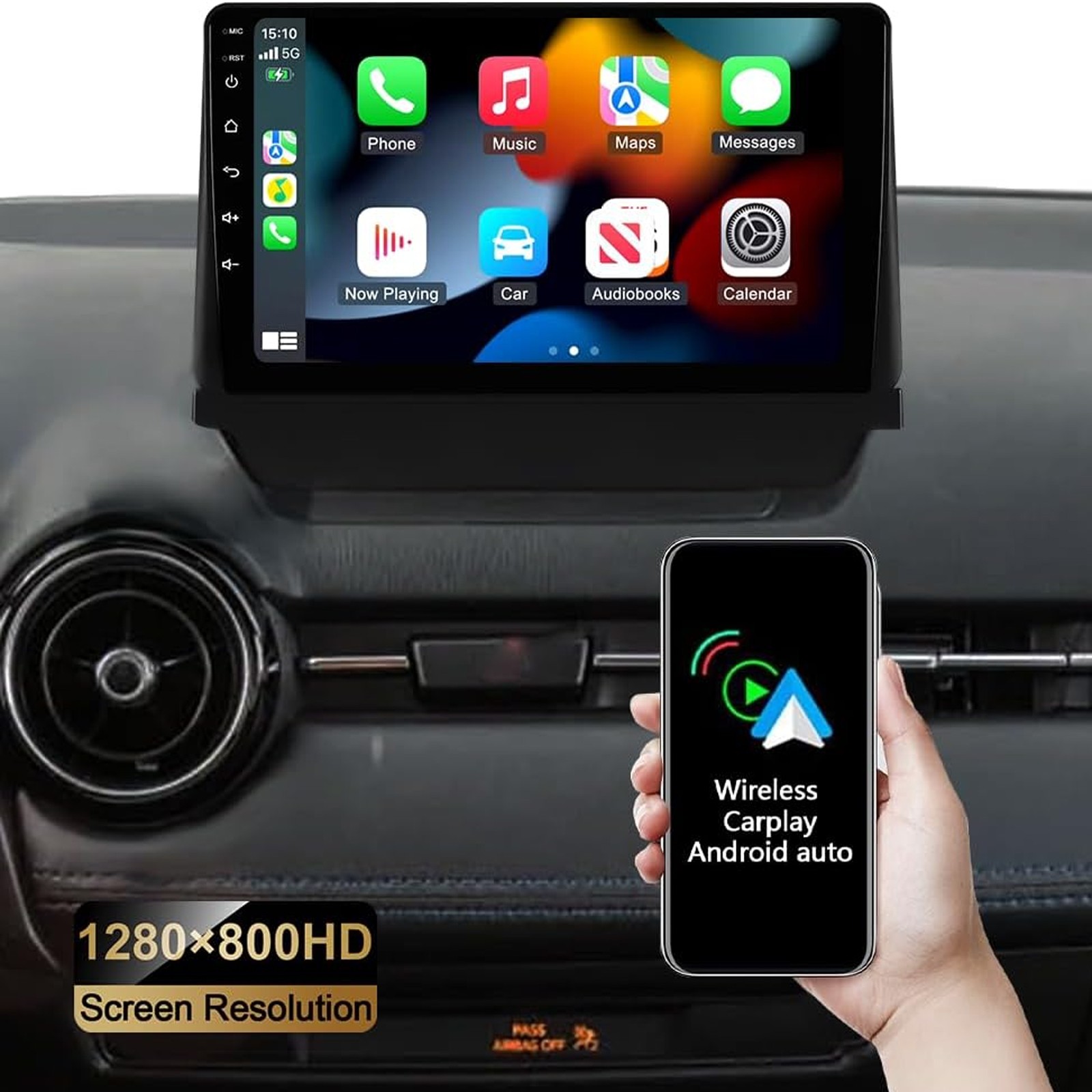 Android 15 Car Stereo Radio For Toyota Yaris Scion IA 2017-2018 Carplay