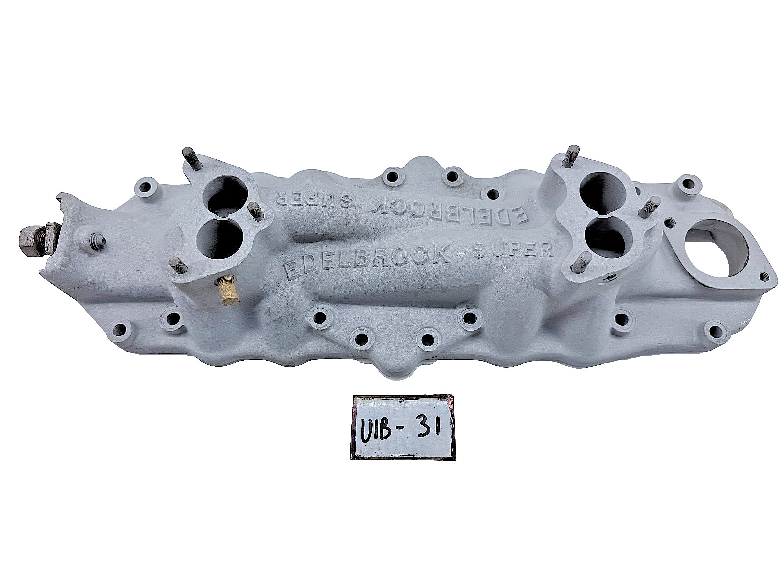 Vintage 1932-1948 Ford Flathead EDELBROCK SUPER Dual Carb Intake Manifold U1B-31 Vintage 1932-1948 Ford Flathead EDELBROCK SUPER Dual Carb Intake Manifold U1B-31