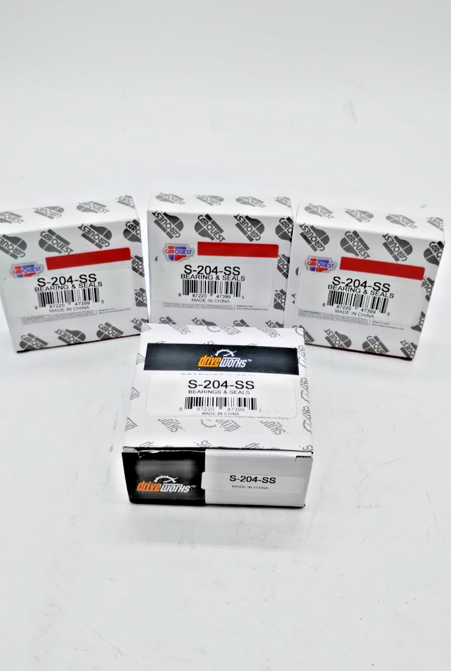 Carquest Driveworks S-204-SS Power Steering Pump Bearing 20x47x14mm 4 Pack 