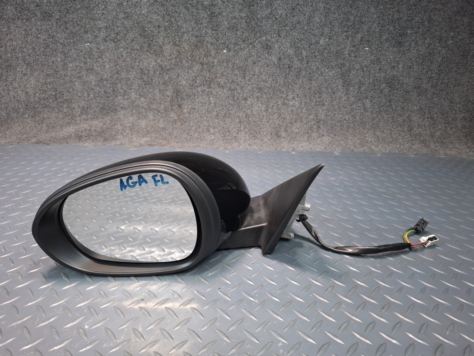 17-25 ALFA ROMEO GIULIA LEFT DRIVER SIDE DOOR HEATED REAR VIEW MIRROR BLACK OEM
