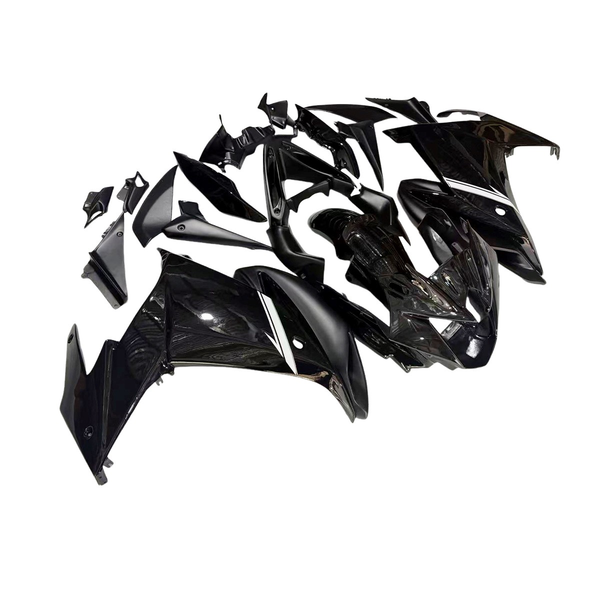 Black Fairing Kit for 2009 2010 Yamaha FZ6R FZ 6R ABS Plastic Injection Bodywork