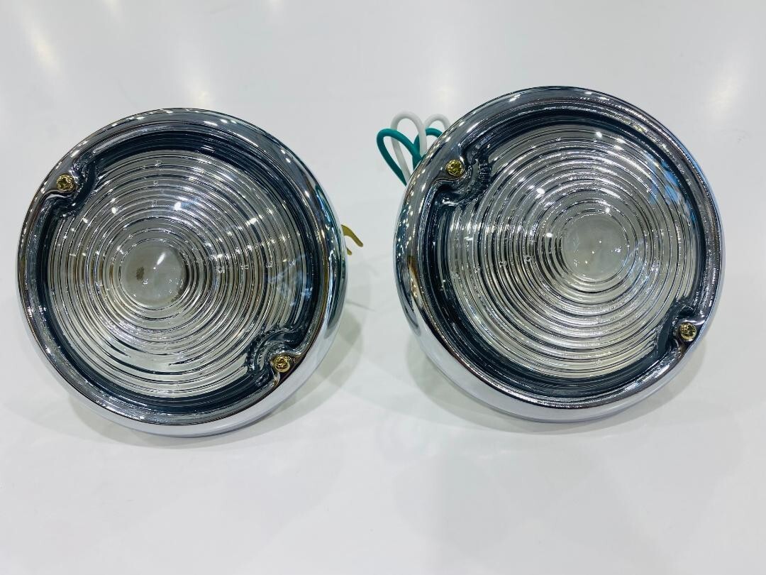 1953 Chevy Belair 210 150 Parking Light Lamp assembly Pair