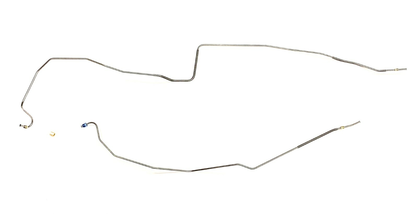 Prebent Galfan Coated Brake Line From Prop Valve to Rear Hose, See Bullet Points