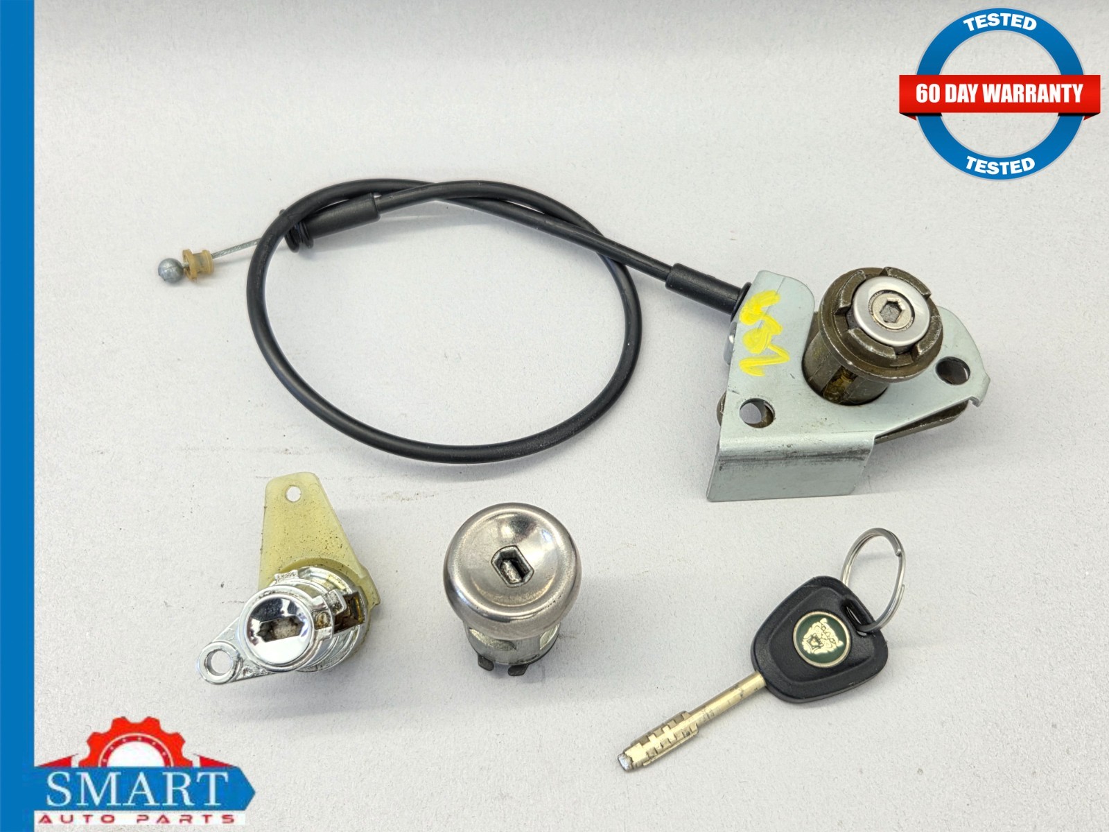 Jaguar XK8 X100 Convertible Ignition Door Trunk Lock w/ Key Set 76k 97-06 OEM Jaguar XK8 X100 Convertible Ignition Door Trunk Lock w/ Key Set 76k 97-06 OEM