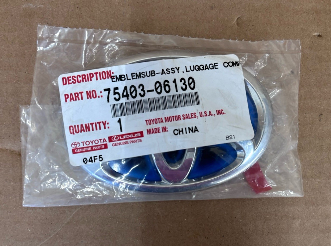 2012-2024 Toyota Camry OEM Rear Trunk Emblem