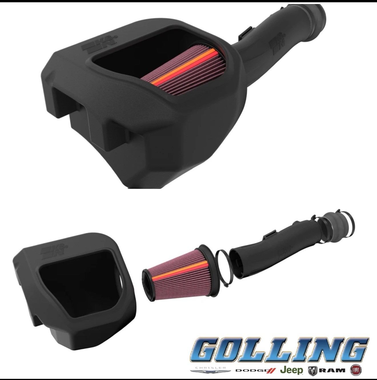 K&N NextGen Cold Air Intake System for 2025-2026 Ram 1500 3.0L Turbo