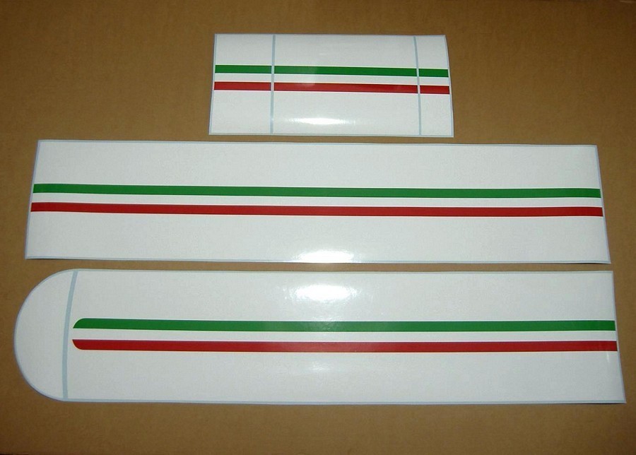 Challenge stradale stripes for Ferrari 360 CS tricolor graphics lines pattern Challenge stradale stripes for Ferrari 360 CS tricolor graphics lines pattern