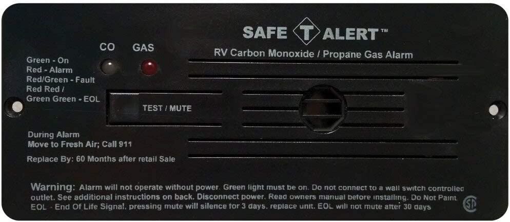 MTI Industry Safe-T-Alert 35-742-BL CO/LP Dual Alarm Propane Carbon Monoxide