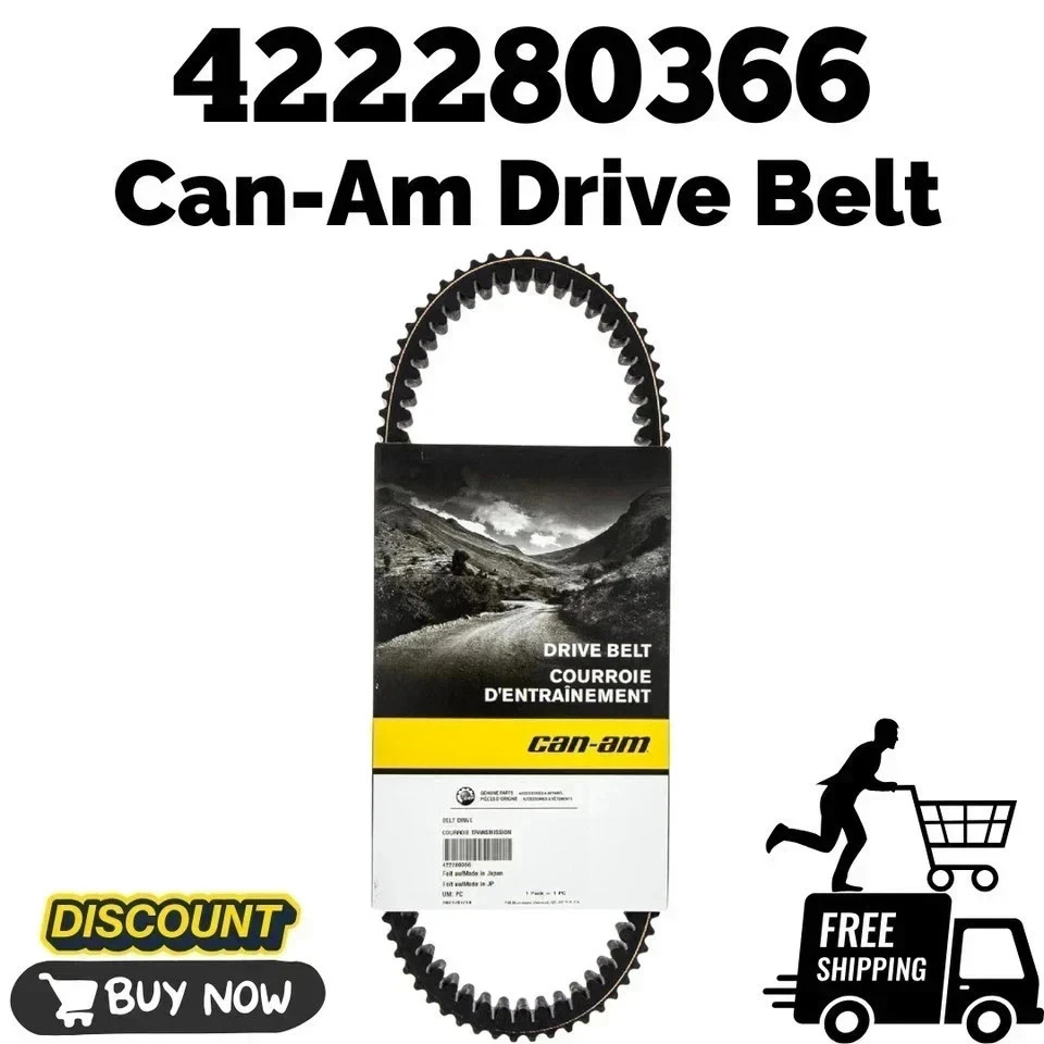 Can-Am BRP OEM 422280366 Clutch Drive Belt for Outlander Renegade Max 1000R 570 Can-Am BRP OEM 422280366 Clutch Drive Belt for Outlander Renegade Max 1000R 570