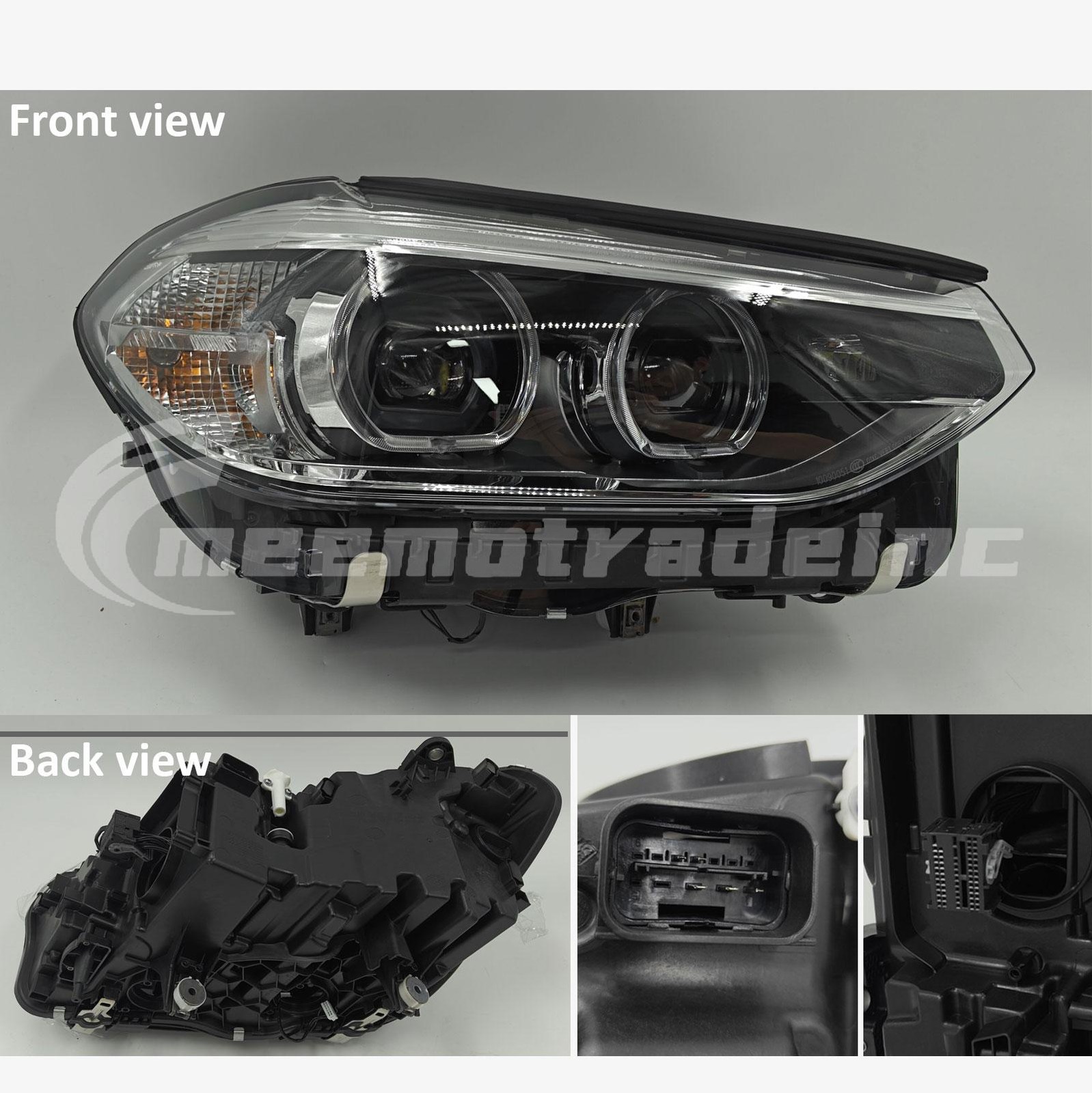 1x Headlight Front Right Side For BMW X3 X4 G01 G02 2018-2021  8739652 7466122