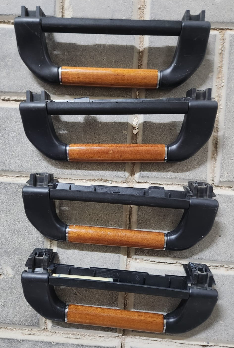 BMW E38 black wood roof handles BMW E38 black wood roof handles
