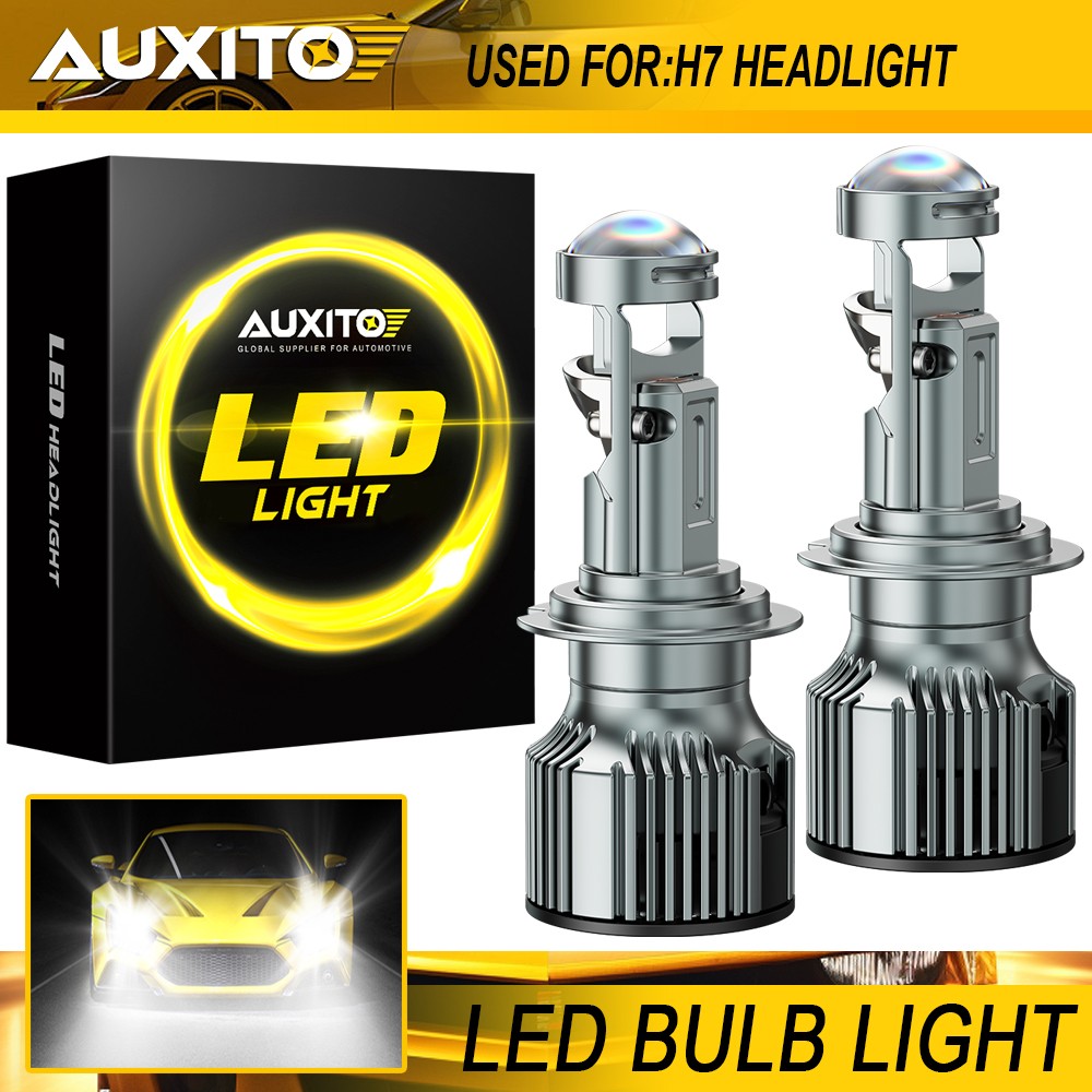 AUXITO Super H7 Bright LED 30000LM Bulbs Headlight High/Low Beam/Fog 6500K Y19 A