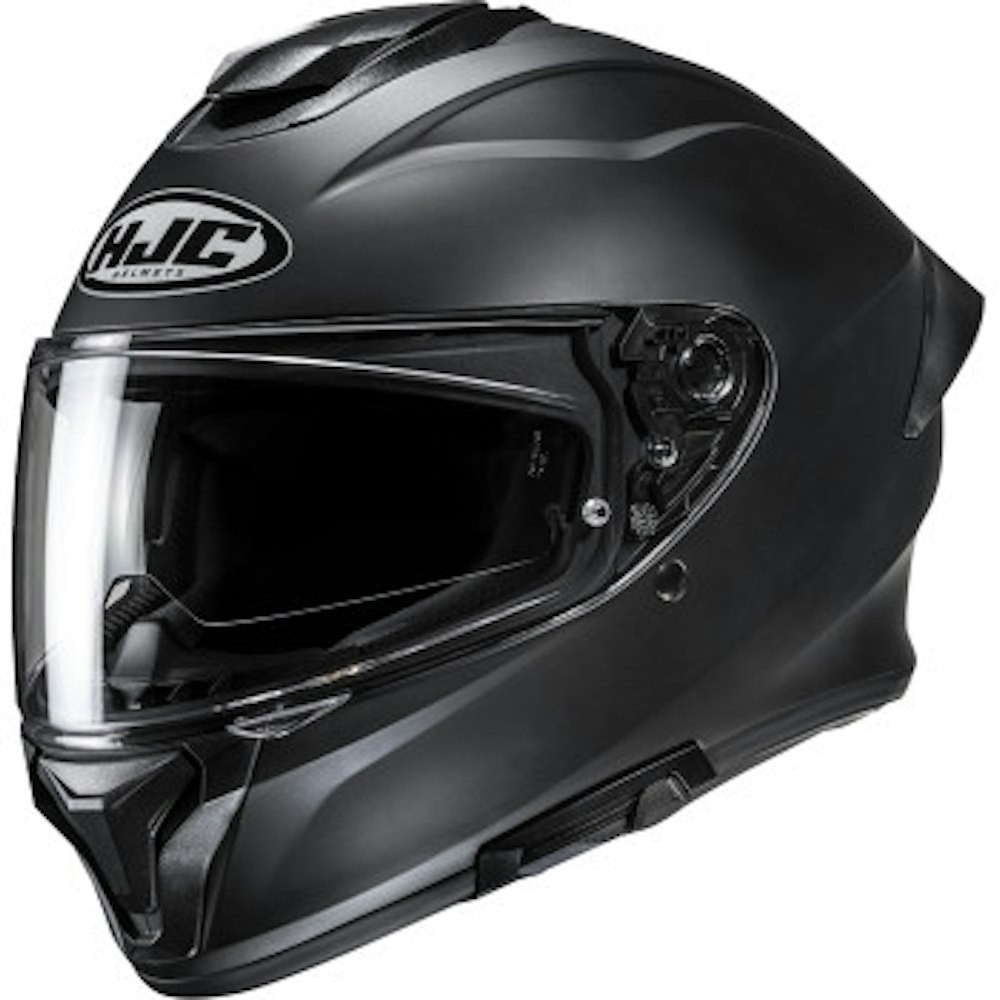 HJC C71 Solid Helmets Black Lg FP69NUS6XBSV