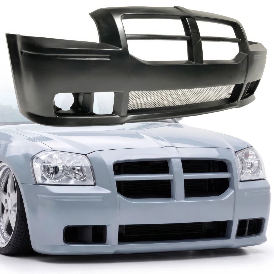 VSaero FRP SRT8 Style Front Bumper 1pc for Magnum Dodge 05-07 vsaeropart_109009