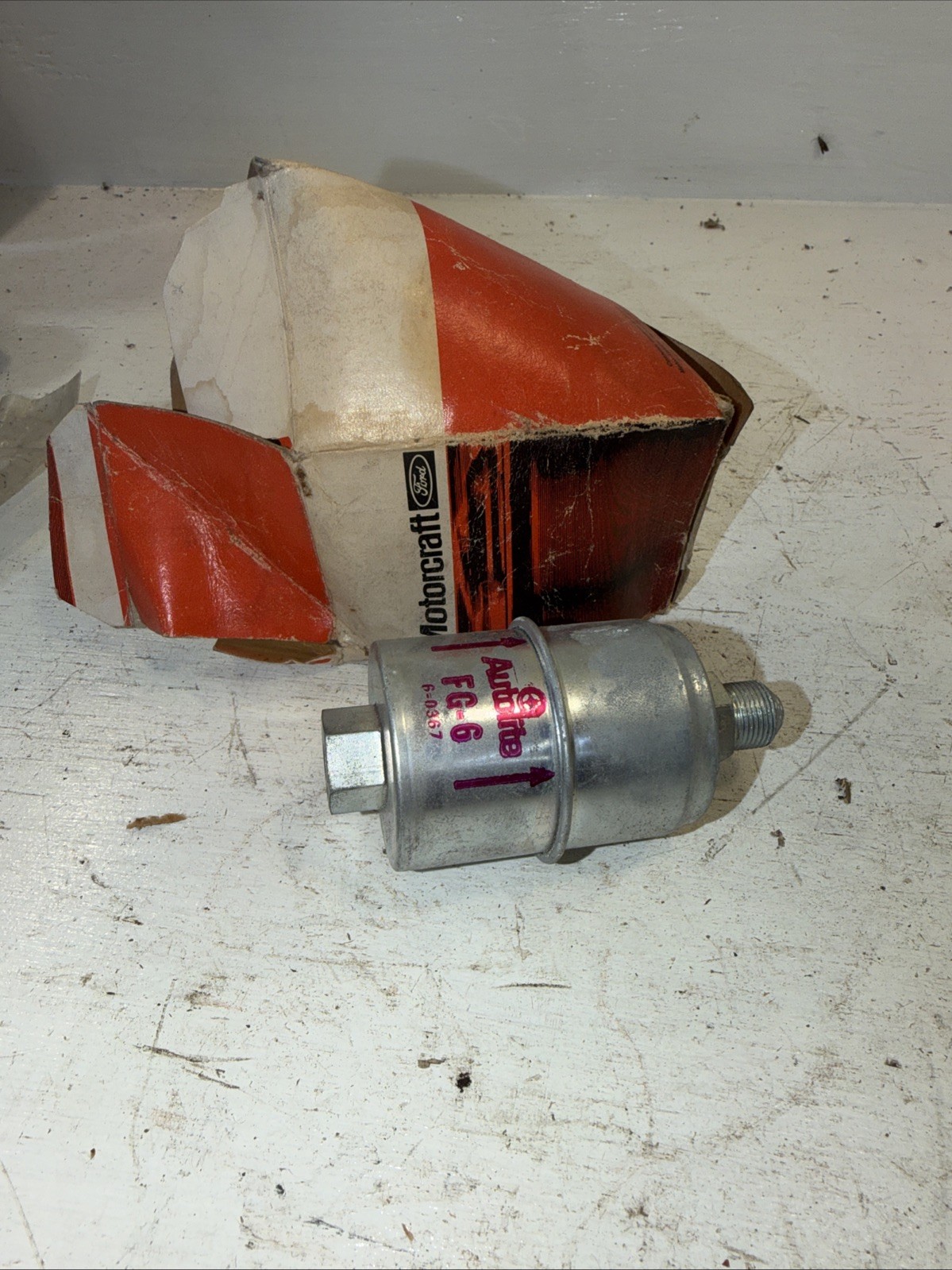 NOS OEM Ford Autolite FG-6 FUEL FILTER 1960-64 Galaxie 1960 Thunderbird Edsel NOS OEM Ford Autolite FG-6 FUEL FILTER 1960-64 Galaxie 1960 Thunderbird Edsel