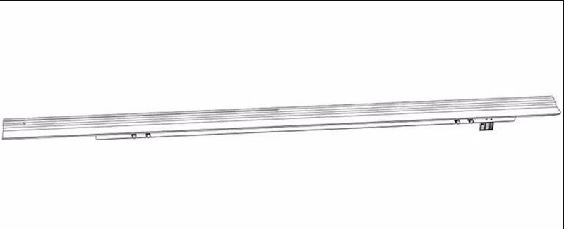Retrax Bed Cover RAILS ONLY NO HARDWARE For RetraxONE MX RetraxPro MX 