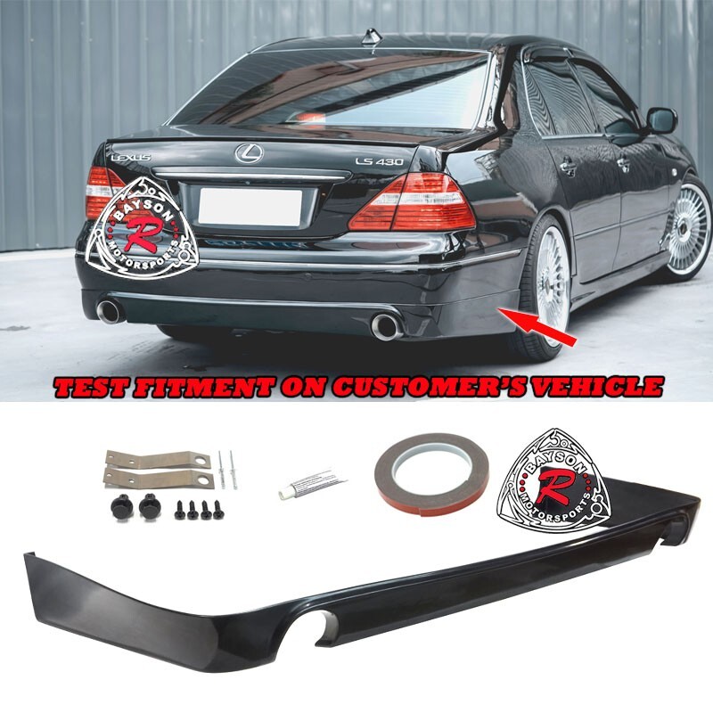 Fits 04-06 Lexus LS430 C-Style Rear Lip (Polyurethane)