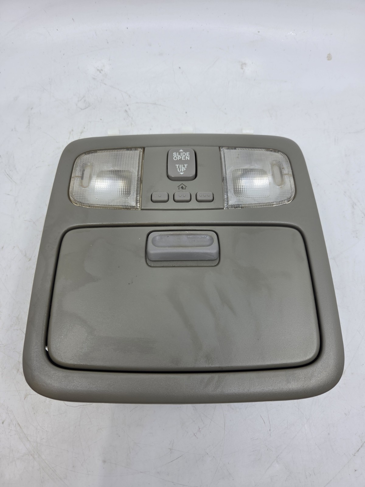03-09  Toyota 4RUNNER Overhead Console Dome Map Light Tan Beige Sunroof Switch