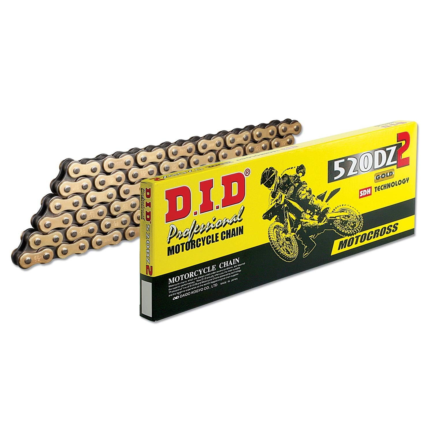 DID 520 DZ2 Chain 120 Links Gold