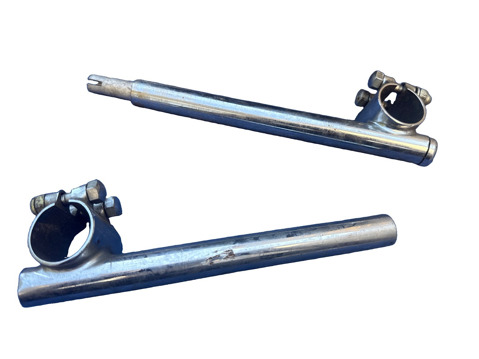 36mm Universal Vintage Motorcycle Clip On Handlebars Cafe Racer 36mm Universal Vintage Motorcycle Clip On Handlebars Cafe Racer