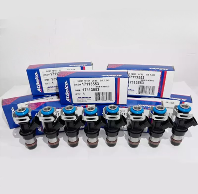 8x Genuine Fuel Injectors OEM 17113553 For 99-07 Chevy Silverado GMC Cadillac