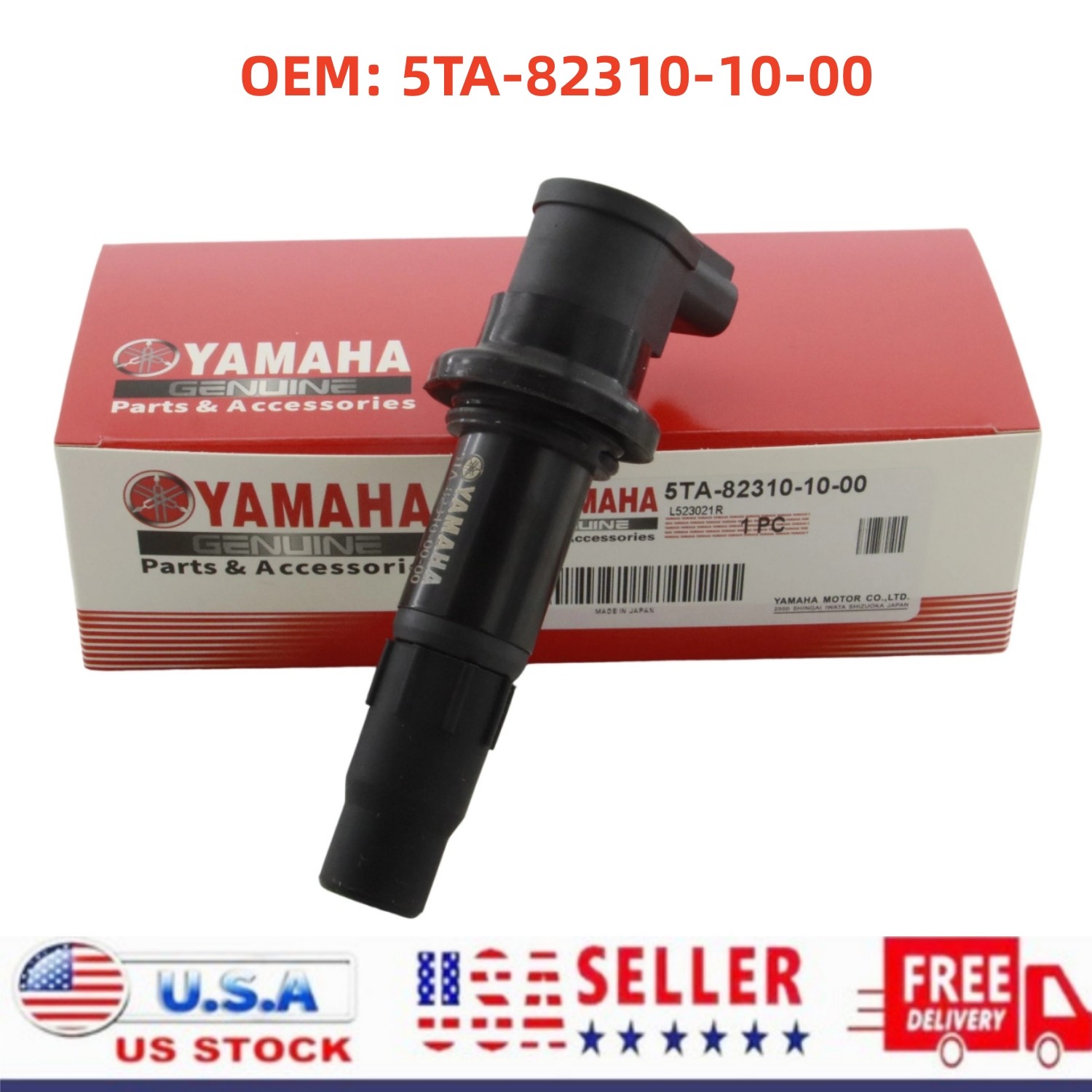 OEM 5TA-82310-10-00 1Pcs Ignition Coil For 04-09 Yamaha YFZ450X YFZ450 NEW OEM 5TA-82310-10-00 1Pcs Ignition Coil For 04-09 Yamaha YFZ450X YFZ450 NEW