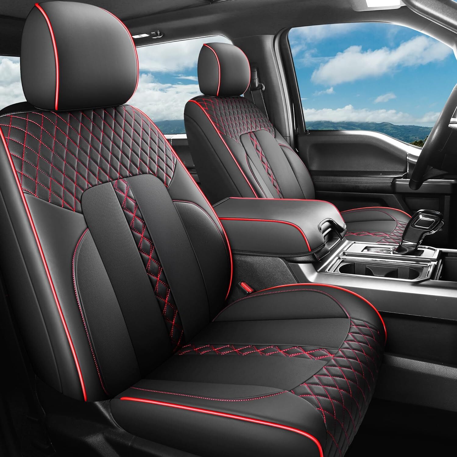 Car Seat Covers for Jeep Wrangler JL 4 Door w Rear Cup Holder Custom Fit(SKU503)