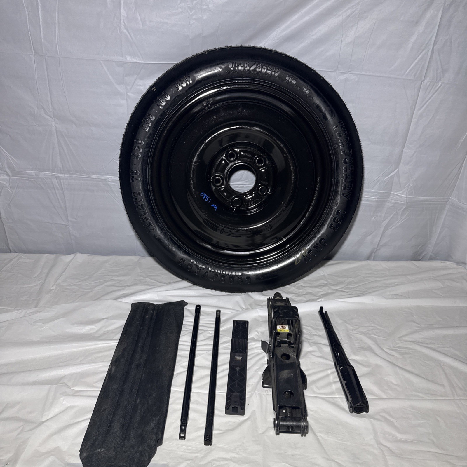MINI DONUT WHEEL SPARE TIRE JACK KIT 17” 2008 - 2020 DODGE GRAND CARAVAN MINI DONUT WHEEL SPARE TIRE JACK KIT 17” 2008 - 2020 DODGE GRAND CARAVAN