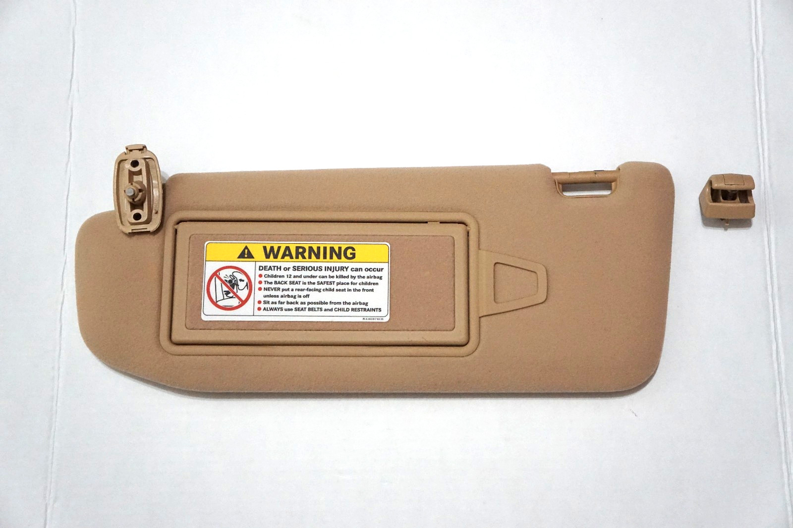2000-06 Mercedes-Benz CL S-Class Driver Sun Visor Beige S430 S500 CL500 W220 OEM
