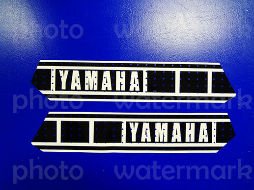 1980 80' Yamaha IT175 Perforated Fuel Tank 2pc Decals stickers graphic motocross