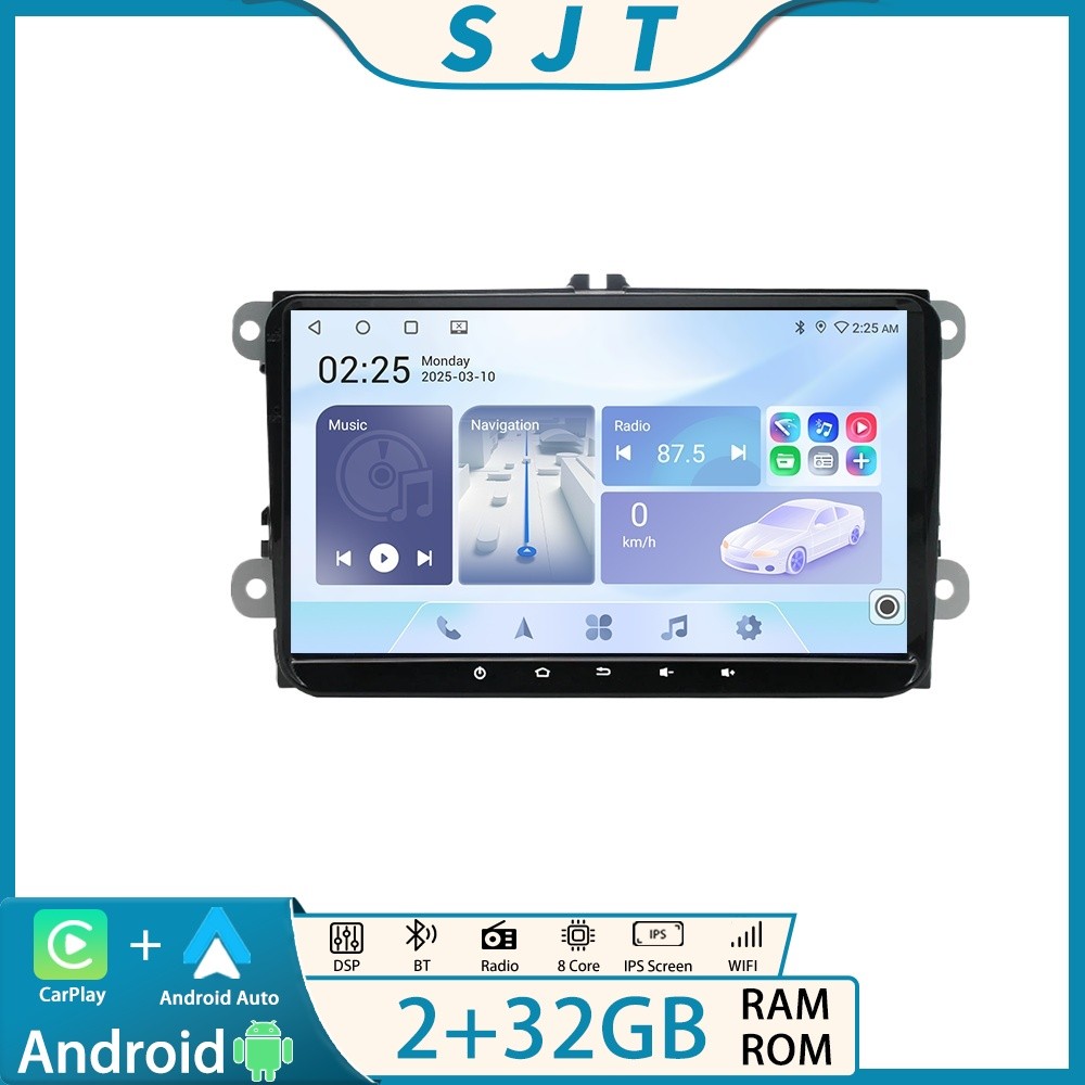 For Volkswagen Golf A6 2008-2013 Android GPS Carplay Radio Multimedia Car Navi