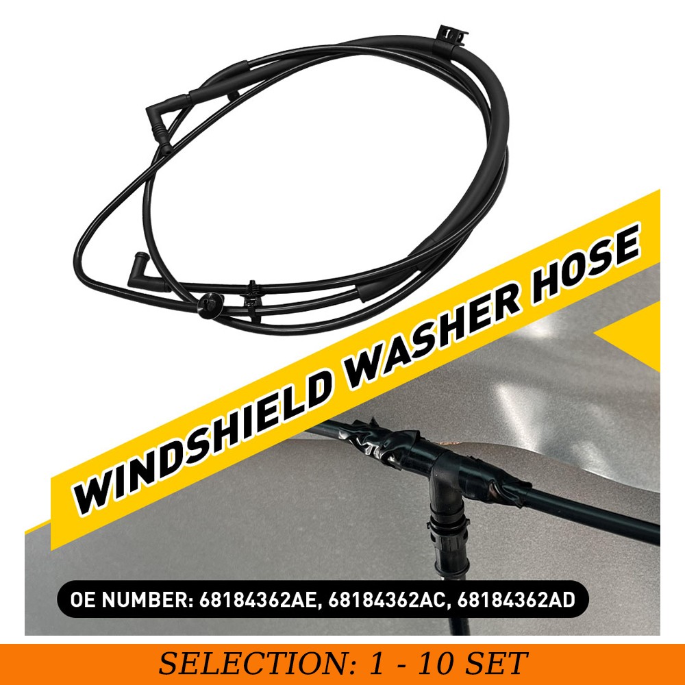 1-10 Front Windshield Washer Hose Pipe Tube for Dodge Ram 1500 2500 3500 2013-18