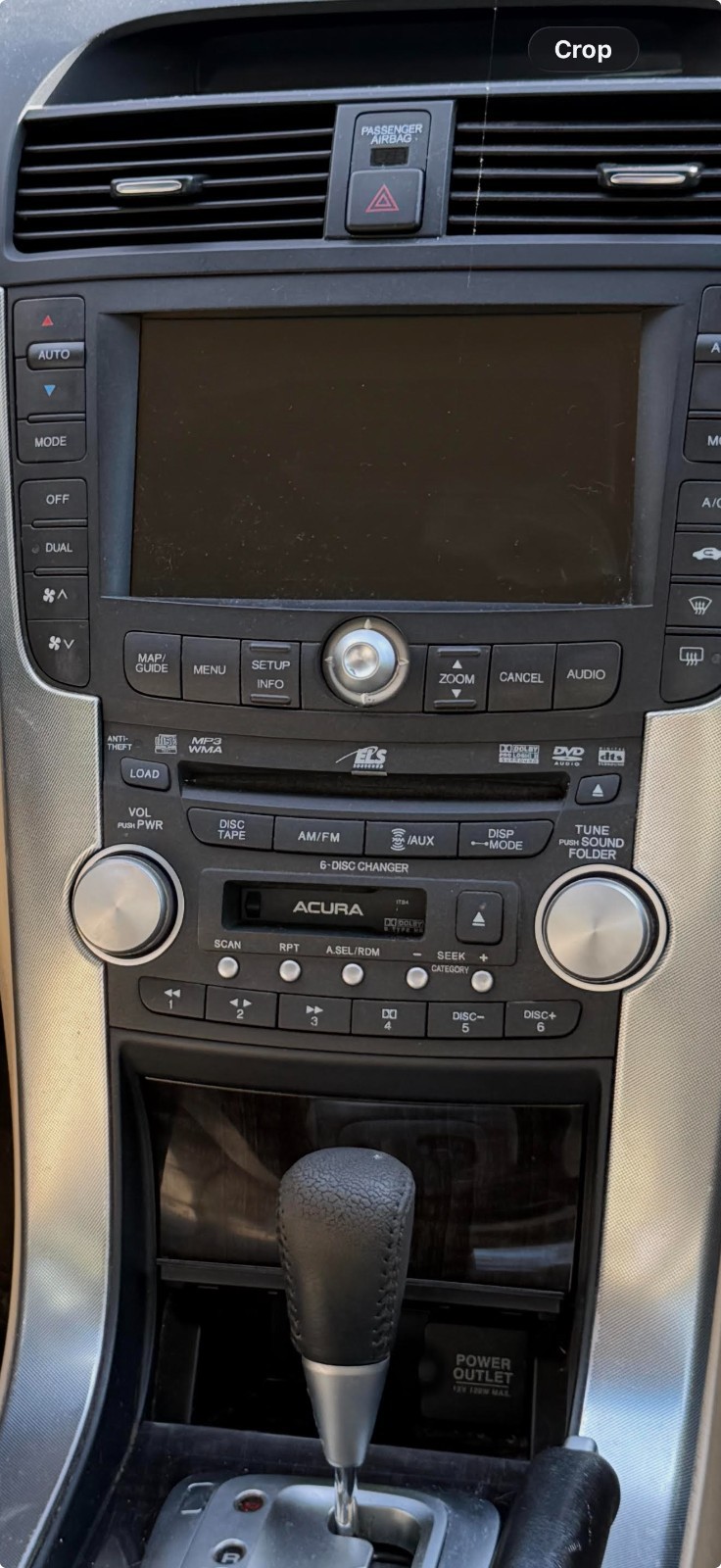 2004-2008 Acura TL Navigation Display Screen Radio Climate Control OEM 2004-2008 Acura TL Navigation Display Screen Radio Climate Control OEM