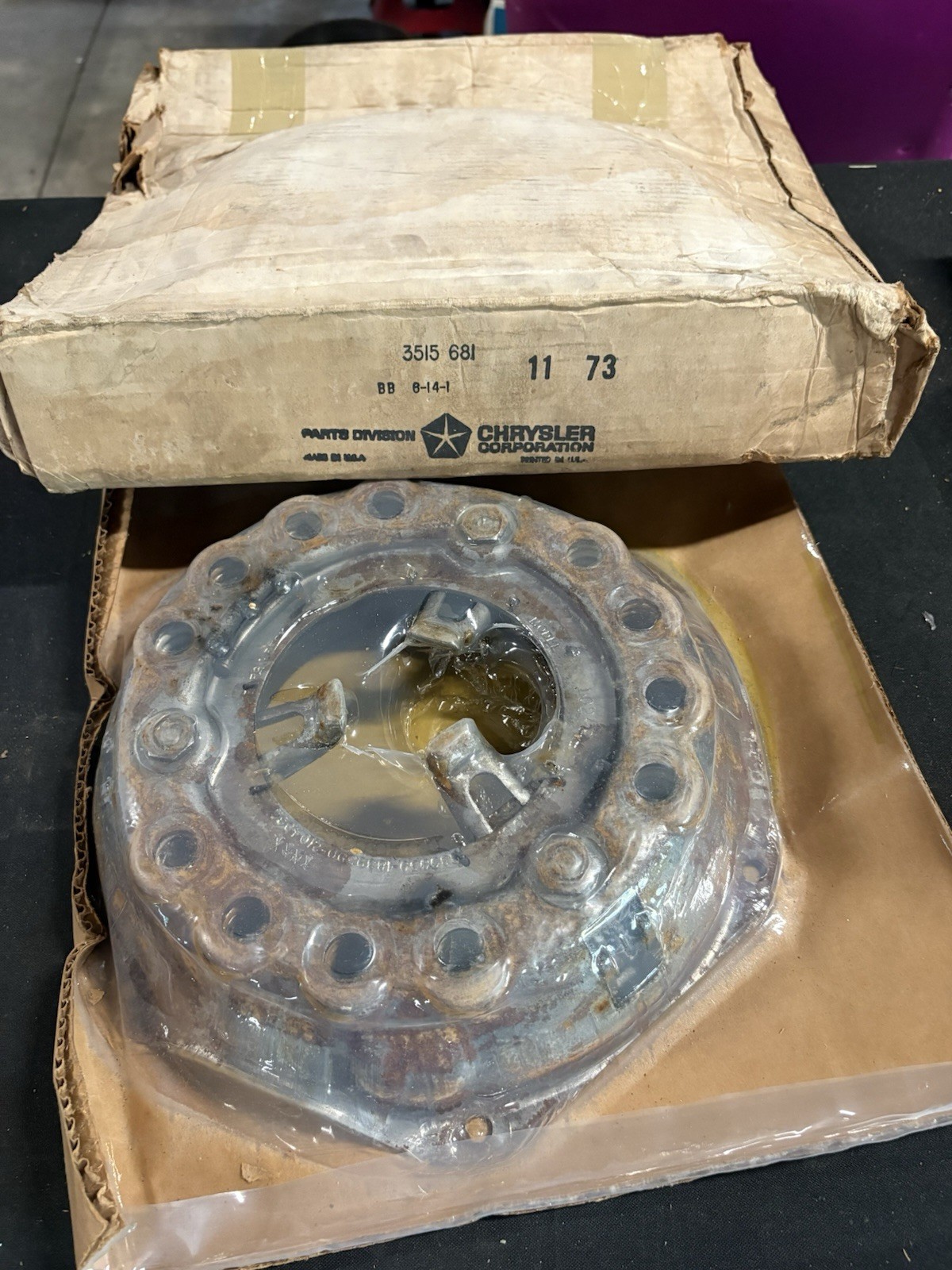 3515681 Mopar Nos Pressure Plate 10.5 Small Block Big Block 4 Speed 23 Spline