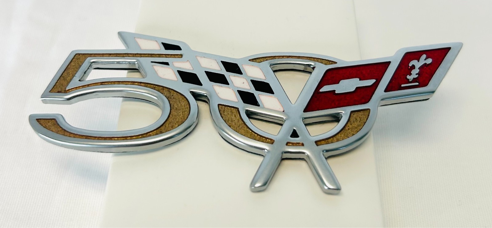 2003 Corvette 50th Anniversary Side Fender Emblem GM OEM NOS New-other 10315690