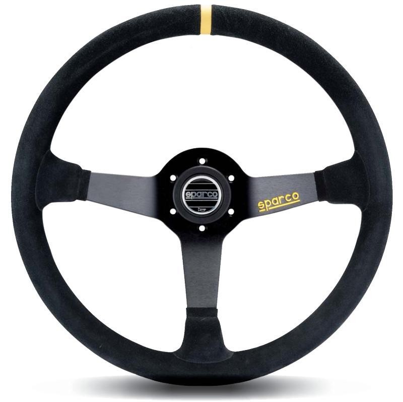 Sparco Steering Wheel 368 Suede Black - 015R368MSN