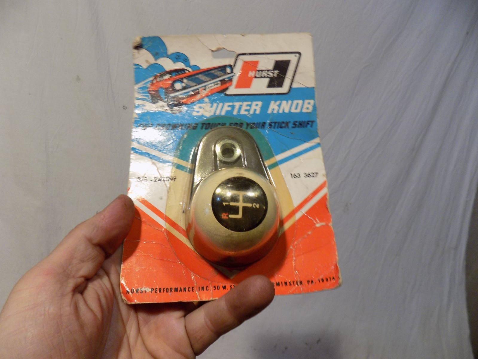NOS 1960s HURST 4-SPEED SHIFTER KNOB CAMARO CUDA GTO MUSTANG VINTAGE SPEED SHOP