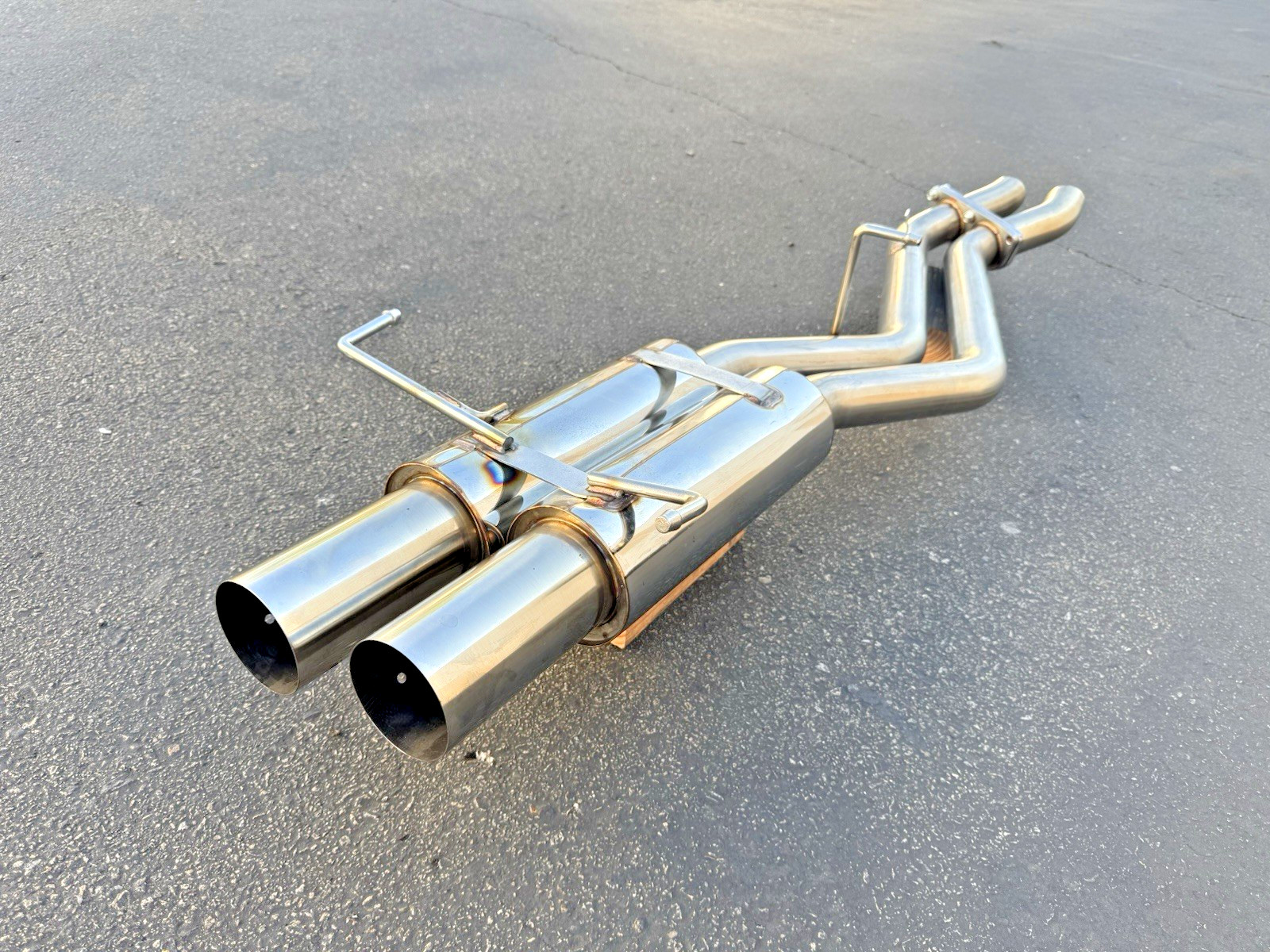 S14 BlastPipe Dual Tip Axleback Exhaust System for 1995-1998 Nissan 240SX SOCAL