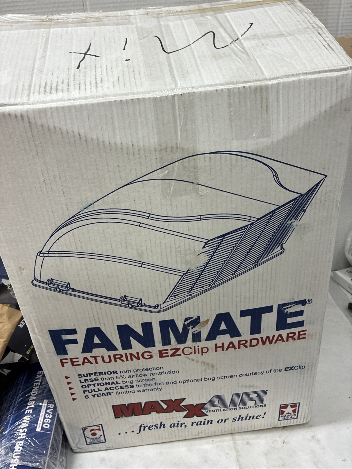 MAXXAIR FanMate 00955002 Fan/Vent Cover with EZ Clip, Constant Airflow, Black MAXXAIR FanMate 00955002 Fan/Vent Cover with EZ Clip, Constant Airflow, Black
