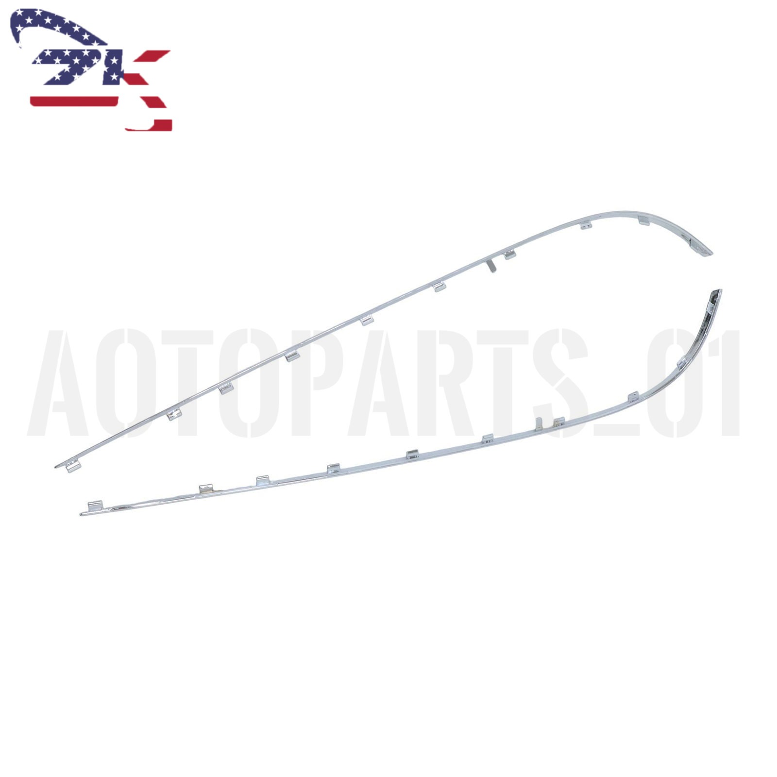 Rear Bumper Trim Set For 2006-2009 Mercedes Benz E350 2004-09 E320 2007-09 E550